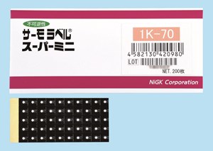 1K系列日本日油技研超小型單點測溫紙