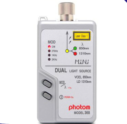 日本PHOTOM光纖檢測儀MINI368用光源光功率計