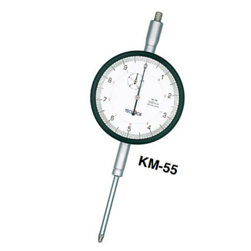 日本得樂TECLOCK百分表KM-55指針式百分表高精度百分表針盤式量表