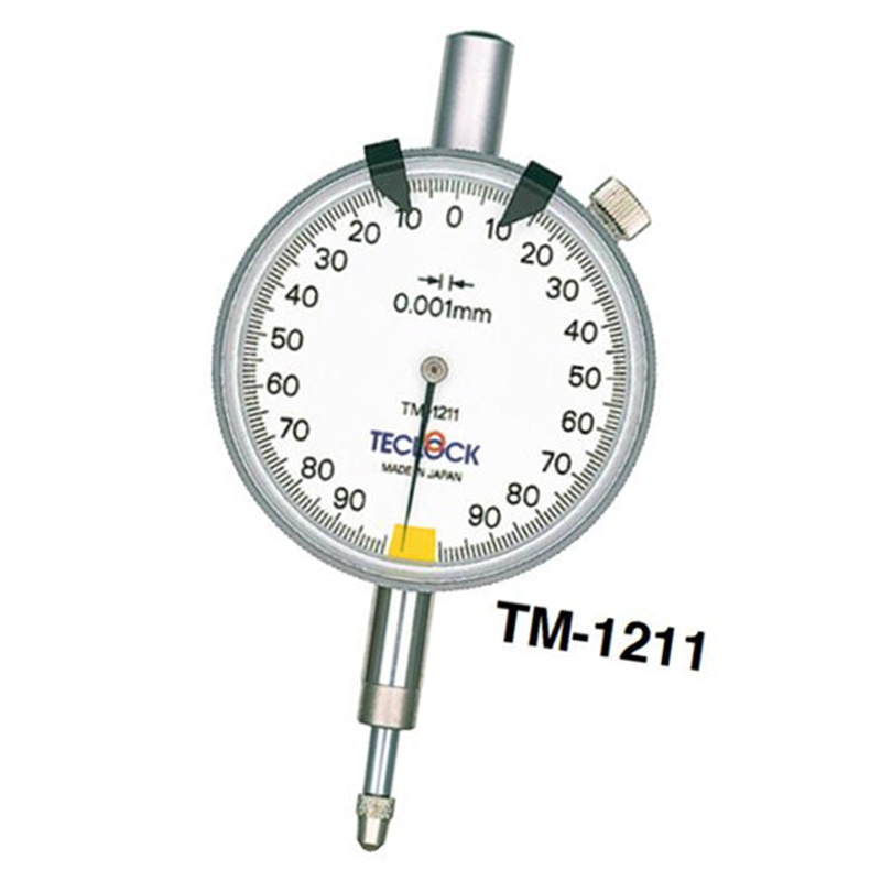 日本TECLOCK得樂千分表TM-1211全程型測量指針式千分表