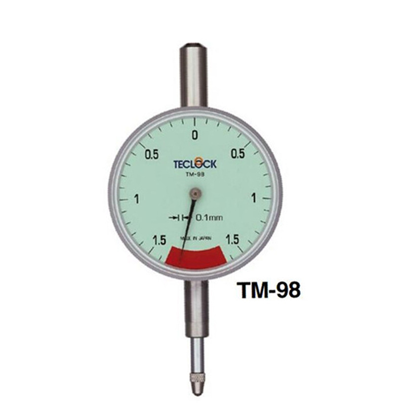 日本得樂TECLOCK百分表TM-98針盤式百分表高精度量表廠家直銷